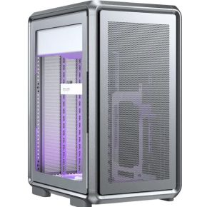 MasterFrame 400 Mesh Silver Micro-ATX Case - afbeelding 2