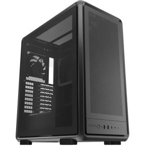 Cooler Master Cooler Master Masterframe 500 Mesh Midi Tower Zwart, Transparant