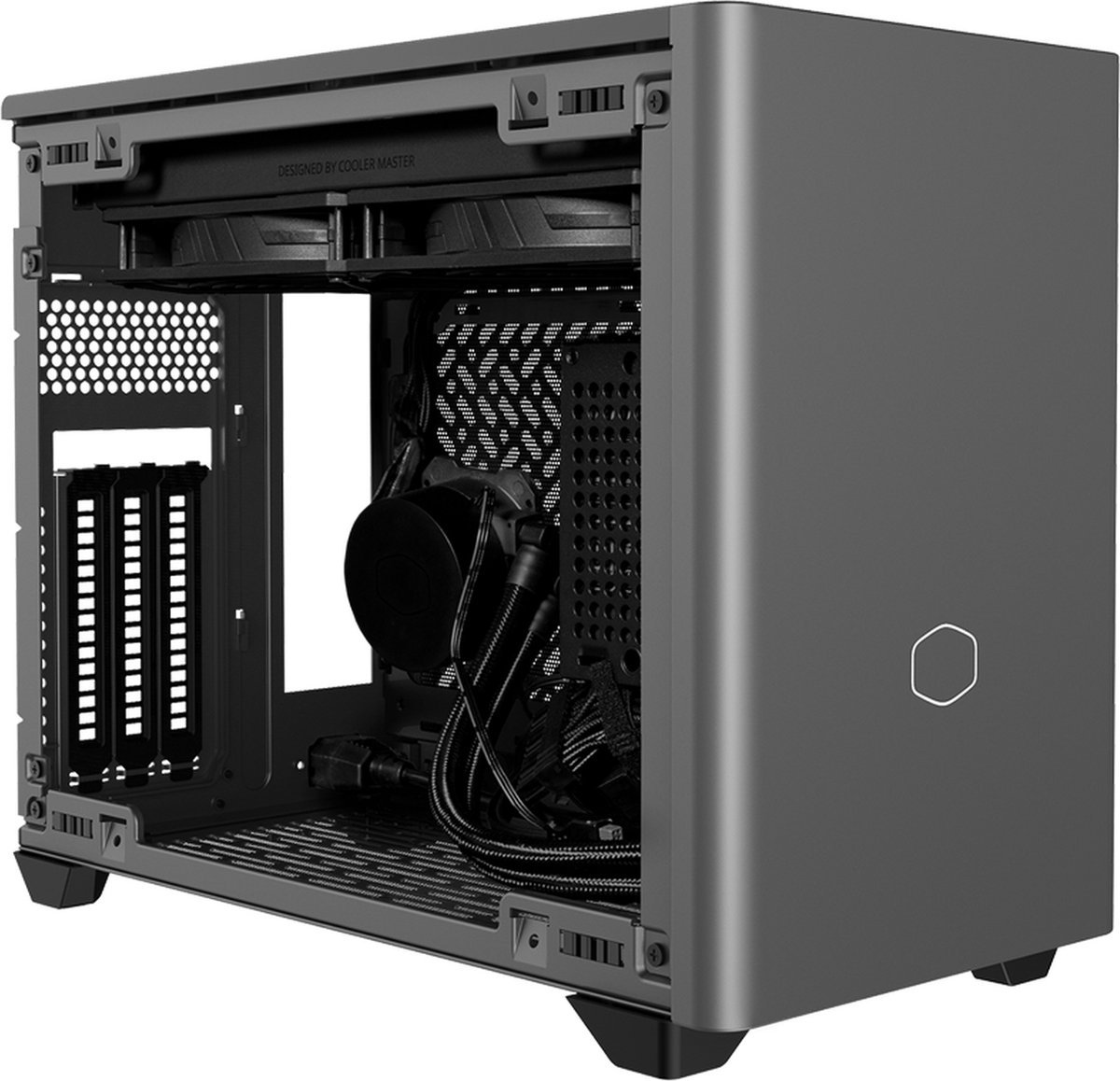 Cooler Master Max Series Nr200P Max V2 Tower Grijs 850 W behuizing - afbeelding 2