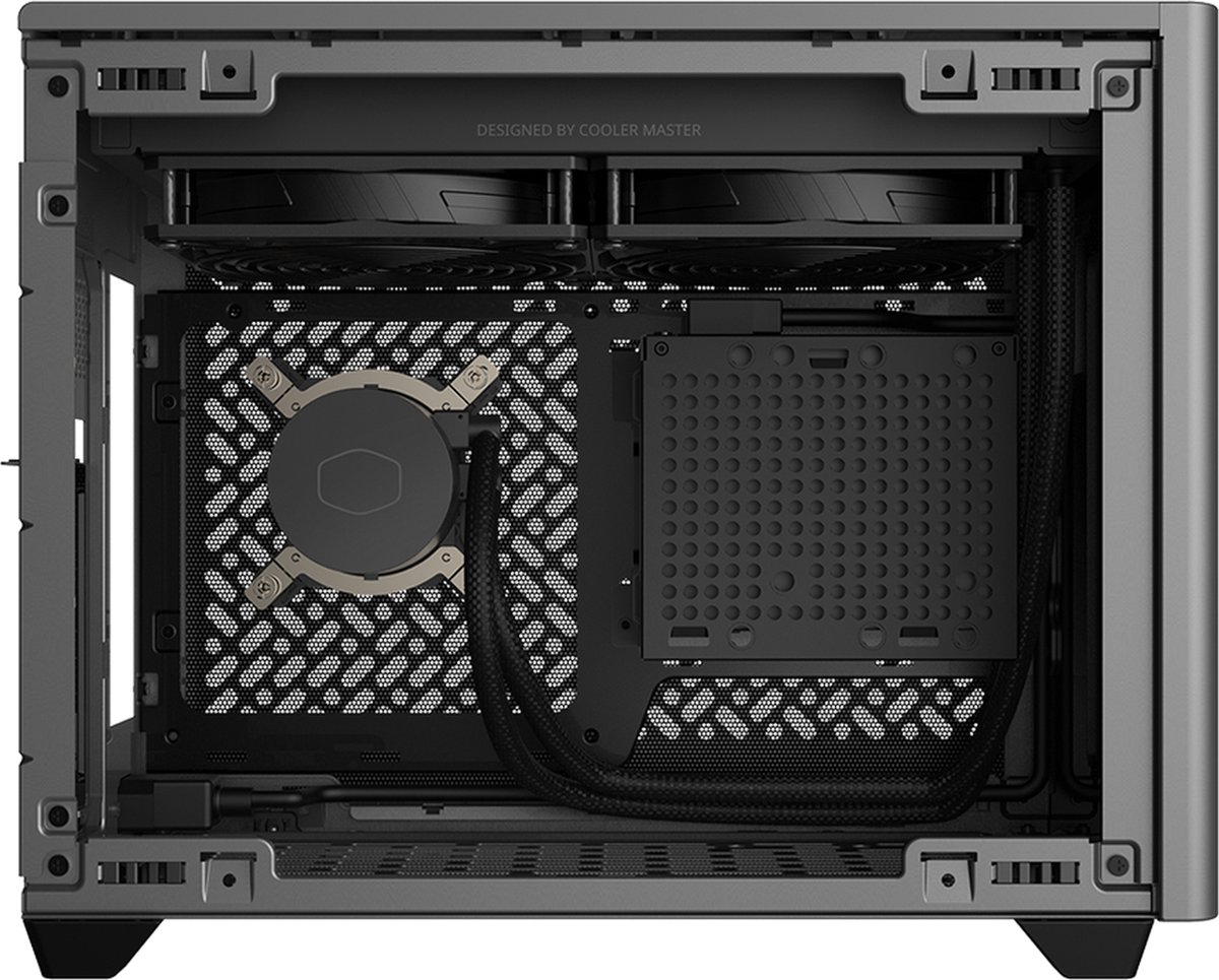 Cooler Master Max Series Nr200P Max V2 Tower Grijs 850 W behuizing - afbeelding 3