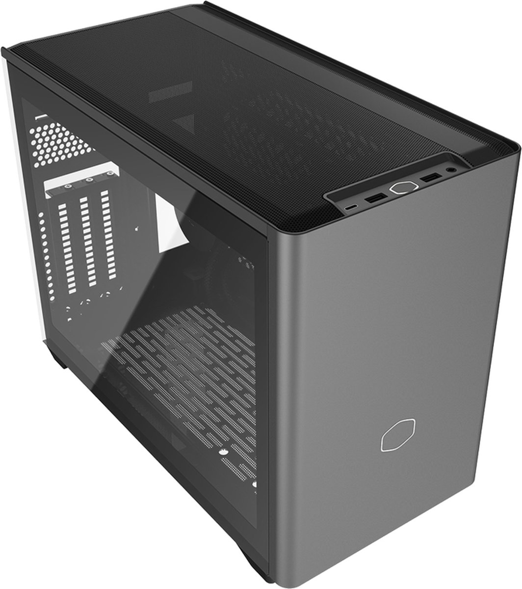 Cooler Master Max Series Nr200P Max V2 Tower Grijs 850 W behuizing - afbeelding 4