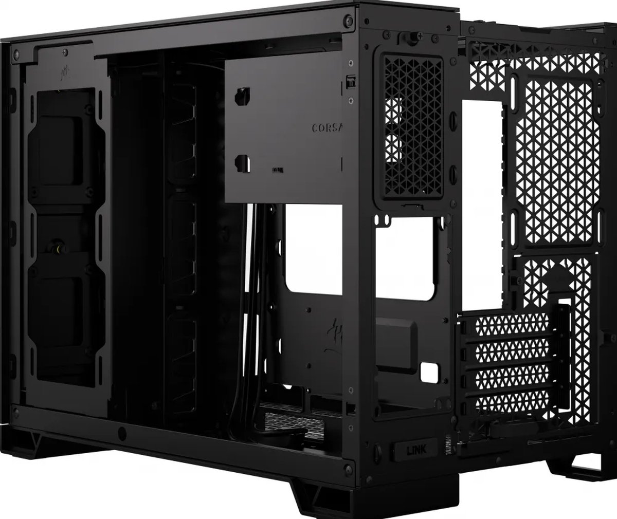 iCUE LINK 2500X RGB Micro ATX Dual Chamber PC Case - afbeelding 7