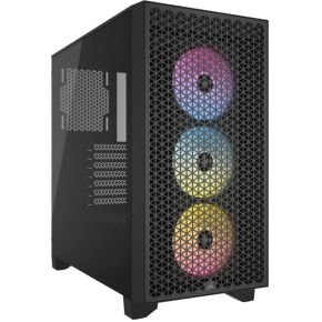 Corsair Corsair 3000D Rgb Airflow - Midtowermodel Atx - Gehard Glas- Zwart