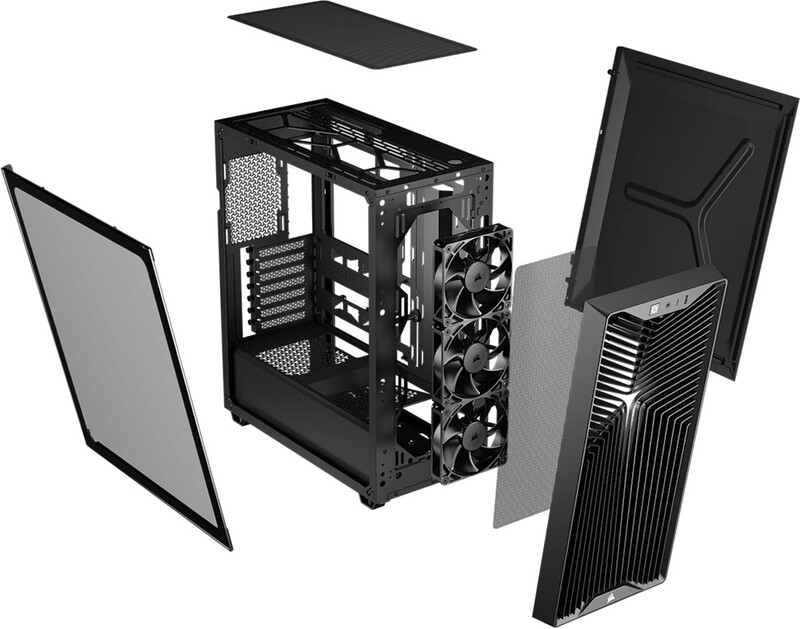 Corsair 3200d rs black midi tower behu 2029738 4 orig - Corsair 3200D RS Performance Black Mid-Tower ATX Case