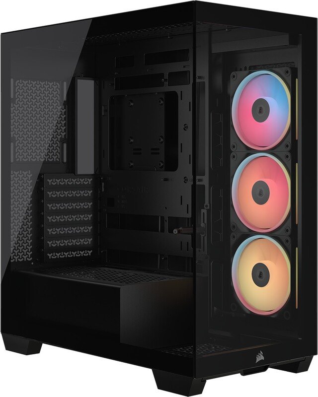 Corsair 3500x lx r icue link midi 397845 - Corsair 3500X LXR LINK Behuizing (Black)