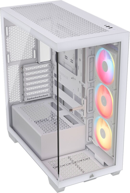 Corsair 3500x lx r icue link midi 397846 2 orig - Corsair 3500X LXR LINK Behuizing (White)