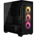 Corsair 3500X Argb - Midtowermodel Atx - Gehard Glas - Zwart behuizing