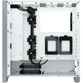 Corsair 4000D Airflow Tempered Glass White Behuizing - afbeelding 4