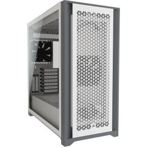 PC-behuizing Pc-Behuizing - Case - Corsair 5000D Airflow - Midtowermodel - Atx - Gehard Glas - Usb-C - Wit