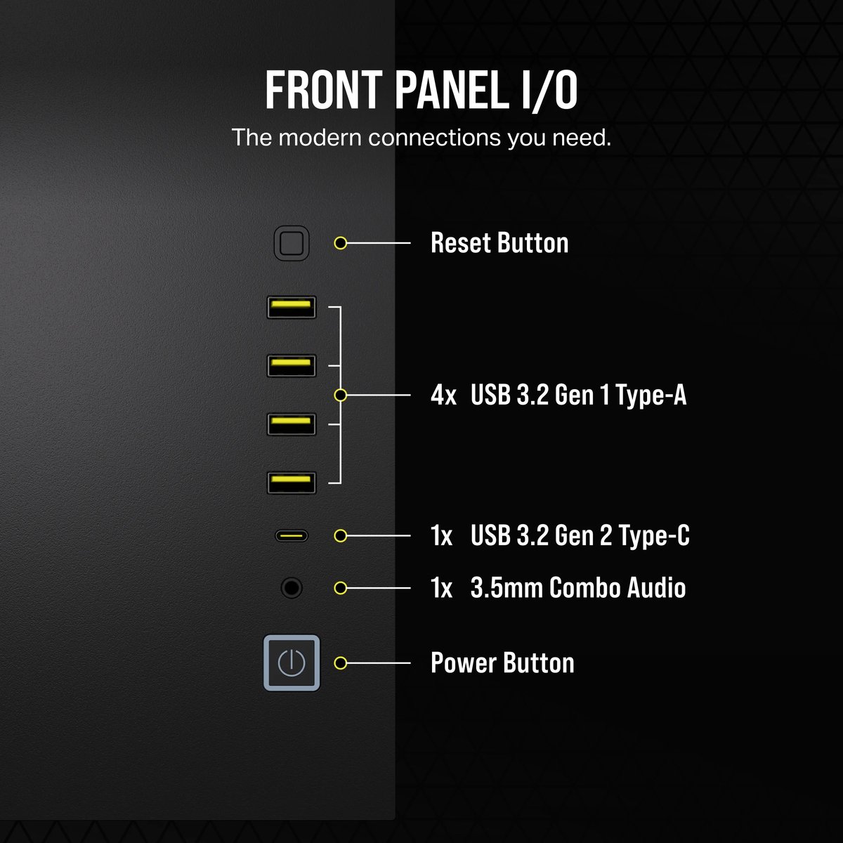 Corsair 6500X Midi Tower Zwart behuizing - afbeelding 2