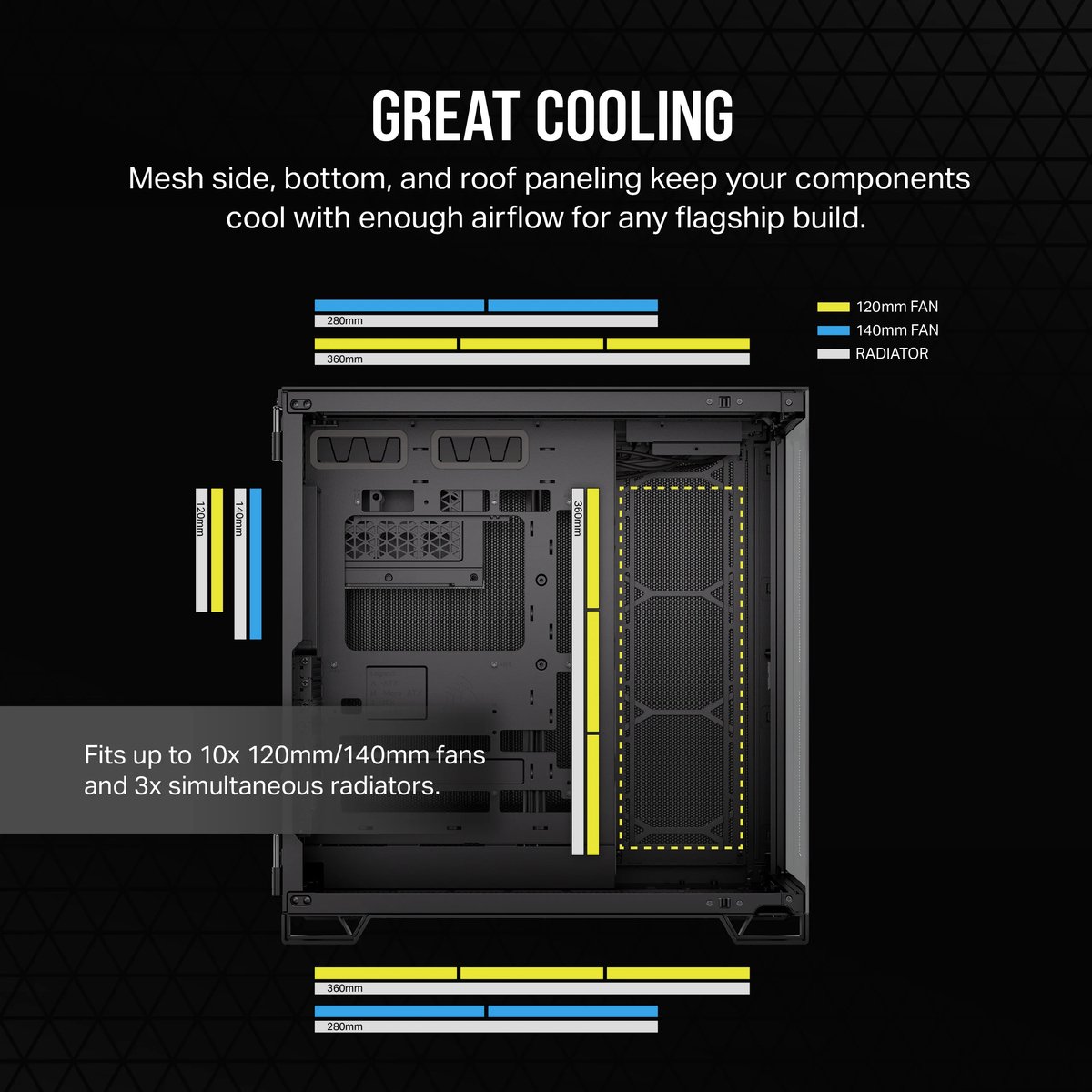 Corsair 6500X Midi Tower Zwart behuizing - afbeelding 9
