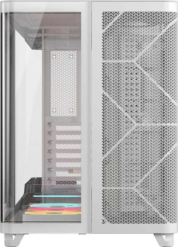 Corsair air 5400 lx r link midi 528845 2 orig - Corsair AIR 5400 LX-R iCUE LINK Triple Chamber Behuizing (White)