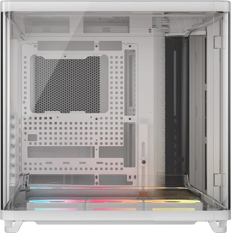 Corsair air 5400 lx r link midi 528845 3 orig - Corsair AIR 5400 LX-R iCUE LINK Triple Chamber Behuizing (White)