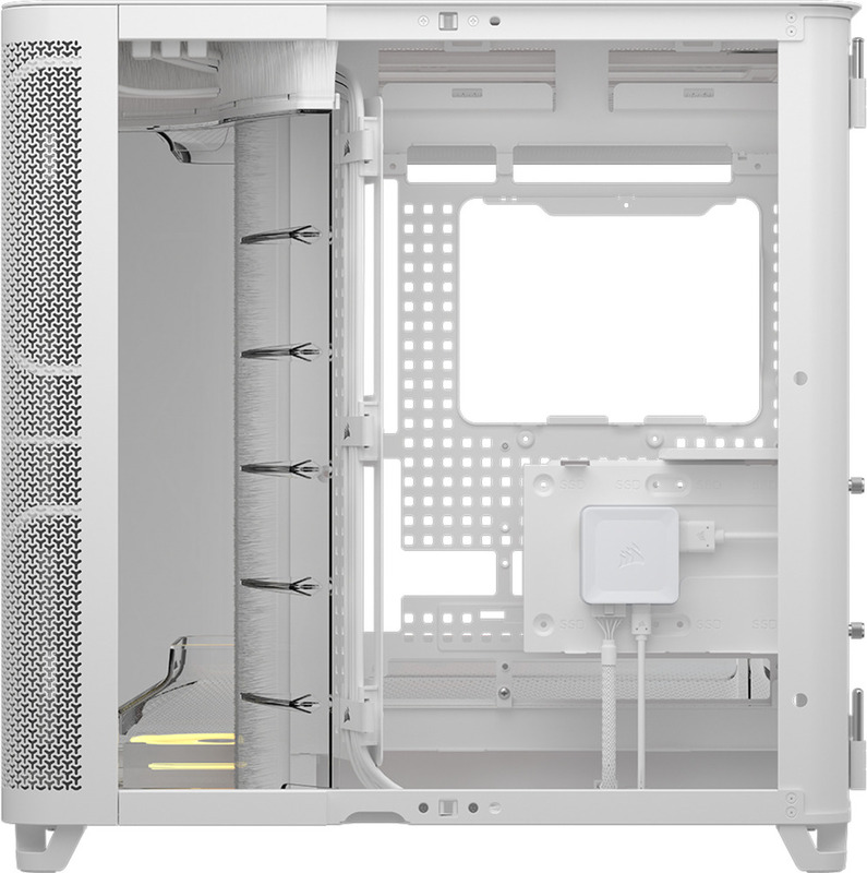 Corsair air 5400 lx r link midi 528845 5 orig - Corsair AIR 5400 LX-R iCUE LINK Triple Chamber Behuizing (White)