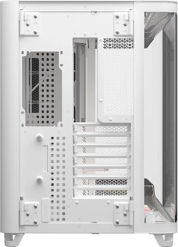 Corsair air 5400 lx r link midi 528845 6 orig - Corsair AIR 5400 LX-R iCUE LINK Triple Chamber Behuizing (White)