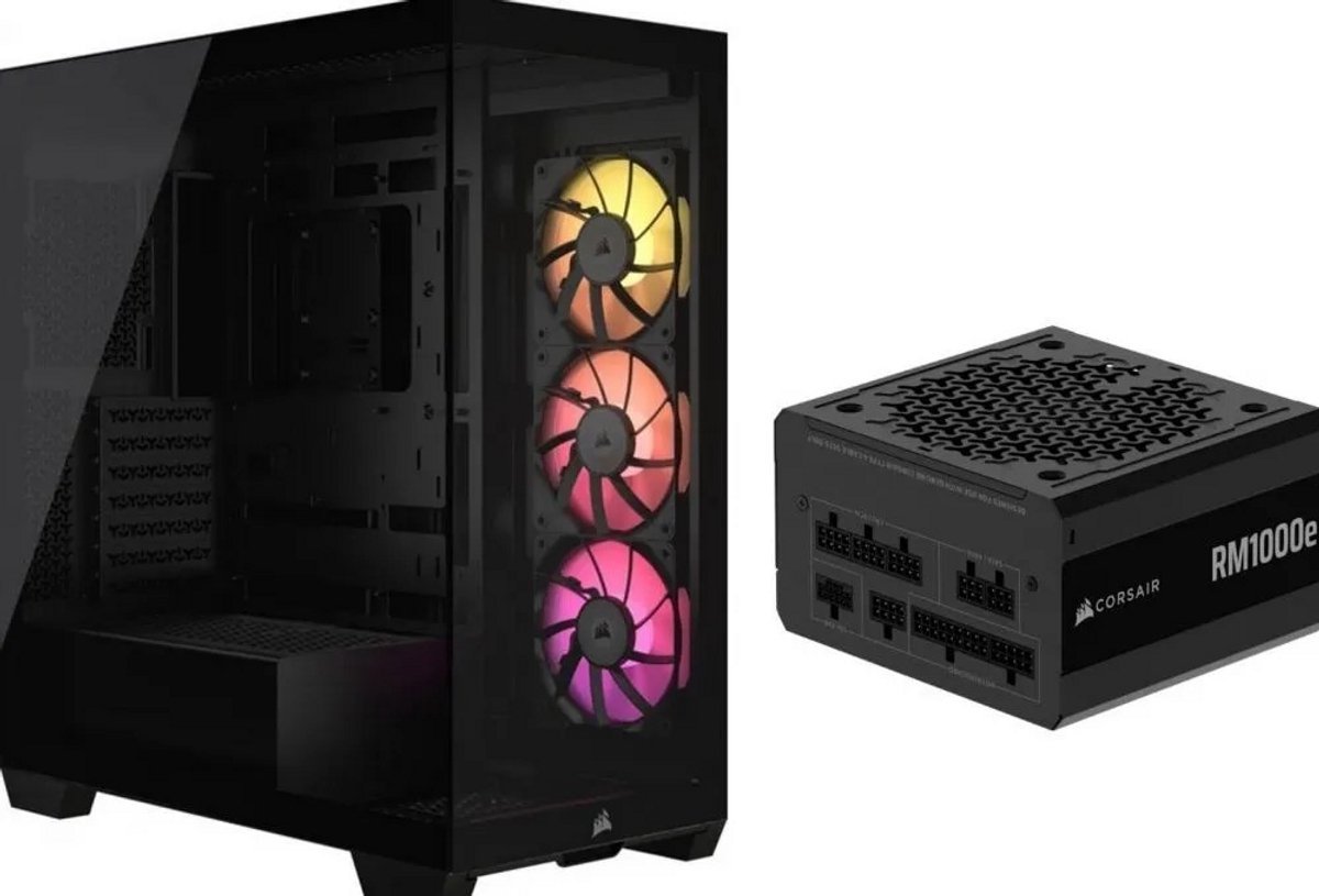 Corsair Corsair Case Combo 2 - Corsair 3500X Argb + Rm1000E 2025 1000 Watt Bundel