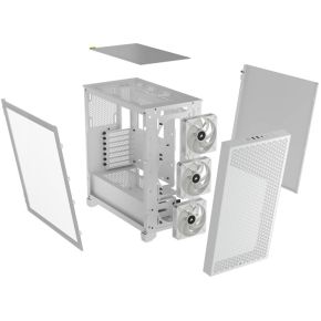 Case 3000D RGB Airflow (White) - afbeelding 7