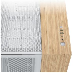 Corsair Cc-9011288-Ww Computerbehuizing Midi Tower Bamboo, Wit - afbeelding 2