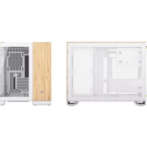 Corsair Cc-9011288-Ww Computerbehuizing Midi Tower Bamboo, Wit - afbeelding 3