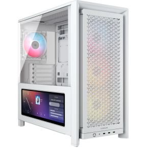 FRAME 4000D LCD RS ARGB Premium Mid-Tower PC Case - White