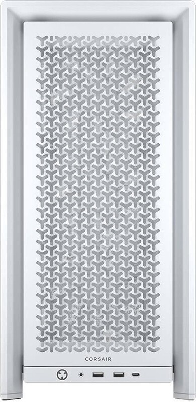 Corsair frame 4000d rs midi tower behu 526 2 orig - Corsair FRAME 4000D RS Modular Mid-Tower PC Case - White