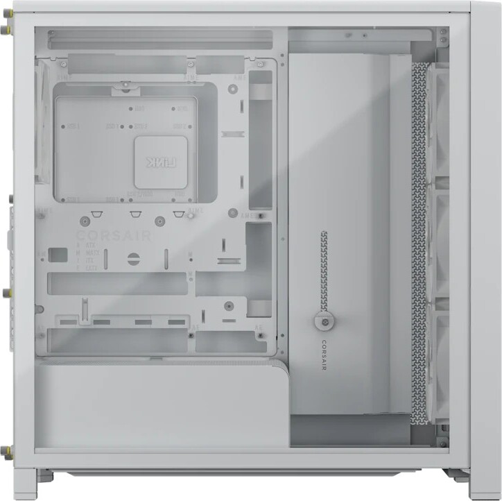 Corsair frame 4000d wood rs midi tower 2029783 3 orig - Corsair FRAME 4000D RS Wood White/Oak Mid-Tower ATX Case
