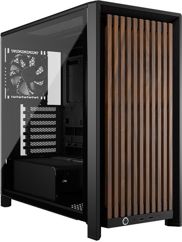 Corsair frame 4000d wood rs midi tower 2204407 - Corsair FRAME 4000D WOOD RS midi tower Behuizing