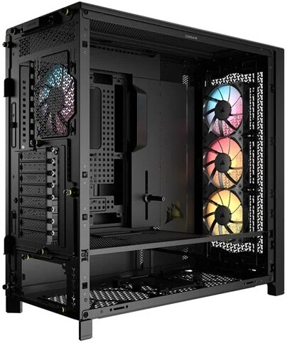 Corsair frame 5000d rs midi tower behu 496 4 orig - Corsair FRAME 5000D RS Modular High Airflow, Black Behuizing (Black)