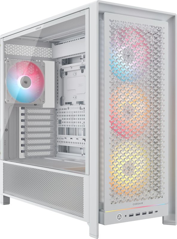 Corsair frame 5000d rs midi tower behu 577 - Corsair FRAME 5000D RS ARGB Behuizing (White)