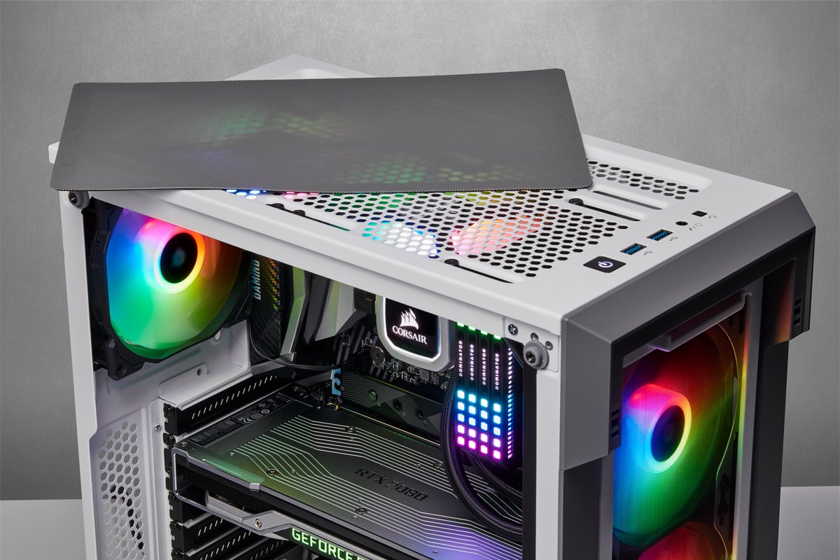 Corsair Icue 220T Rgb Airflow Midi Tower Wit behuizing - afbeelding 3