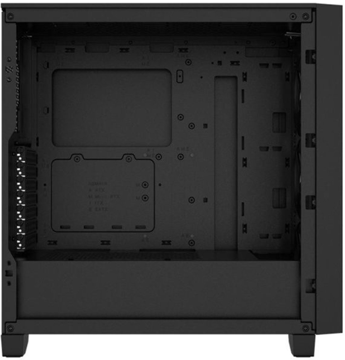 iCUE 3000D RGB Airflow Mid-Tower Case with 750W 80+ Bronze PSU - Black - afbeelding 2