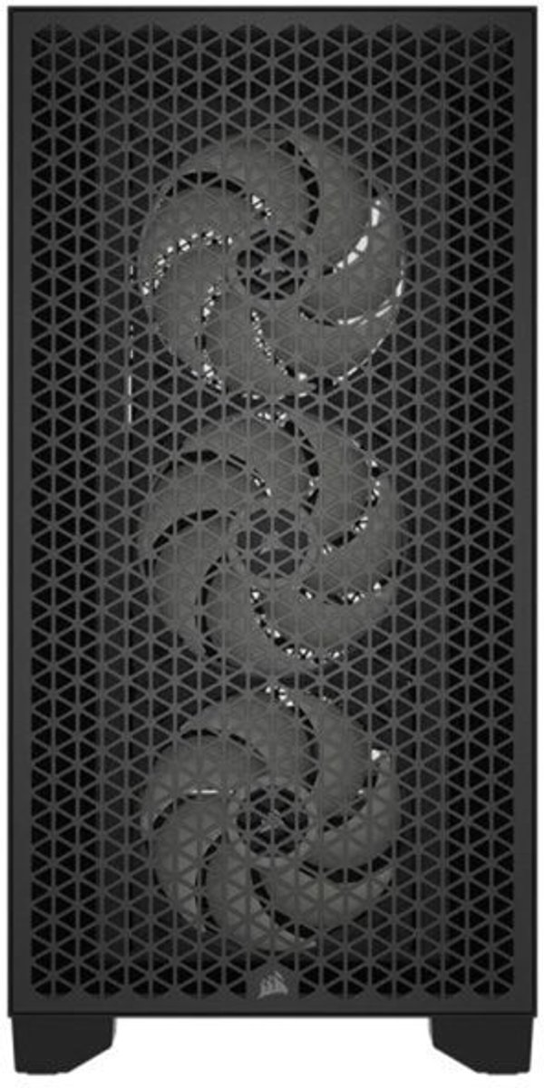 iCUE 3000D RGB Airflow Mid-Tower Case with 750W 80+ Bronze PSU - Black - afbeelding 4