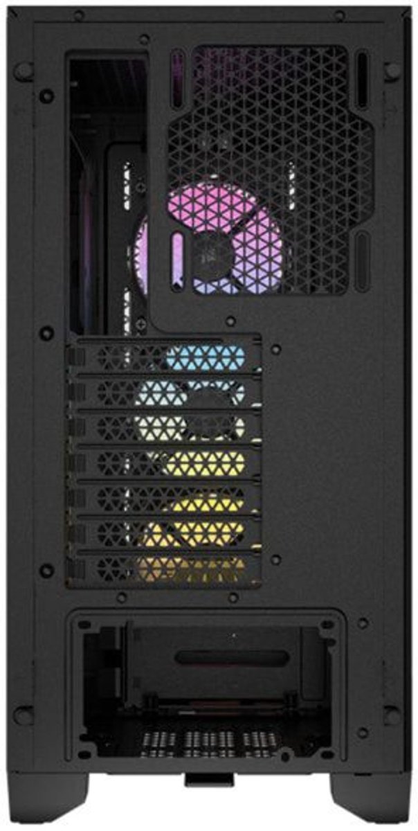 iCUE 3000D RGB Airflow Mid-Tower Case with 750W 80+ Bronze PSU - Black - afbeelding 8