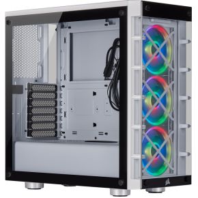 Corsair Icue 465X Rgb Smart Case Wit - afbeelding 2