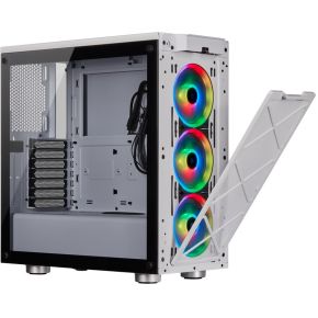 Corsair Icue 465X Rgb Smart Case Wit - afbeelding 5