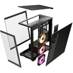 iCUE LINK 3500X RGB Mid-Tower PC Case - Zwart - afbeelding 5