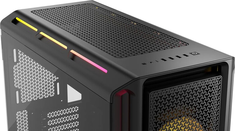 Corsair icue link 5000t lx midi tower 491 2 orig - Corsair iCUE LINK 5000T LX RGB Mid-Tower High-Performance PC Case