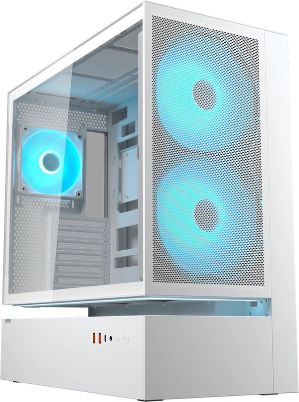 Cougar cfv235 mesh midi tower behuizi 398495 - COUGAR Gaming CFV235 Mesh Midi Tower Behuizing (White)