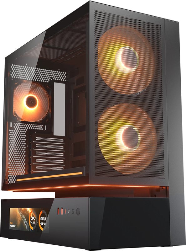 Cougar cfv235 mesh vision midi tower - COUGAR CFV235 Mesh Vision Black Behuizing