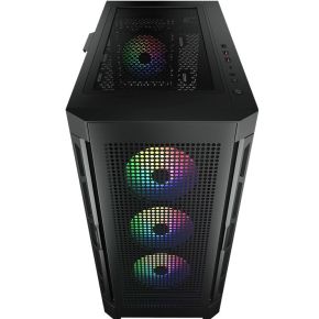 Gaming Duoface Pro Rgb Mid Tower Pc Behuizing Met 2 Frontpanelen (Black) - afbeelding 5