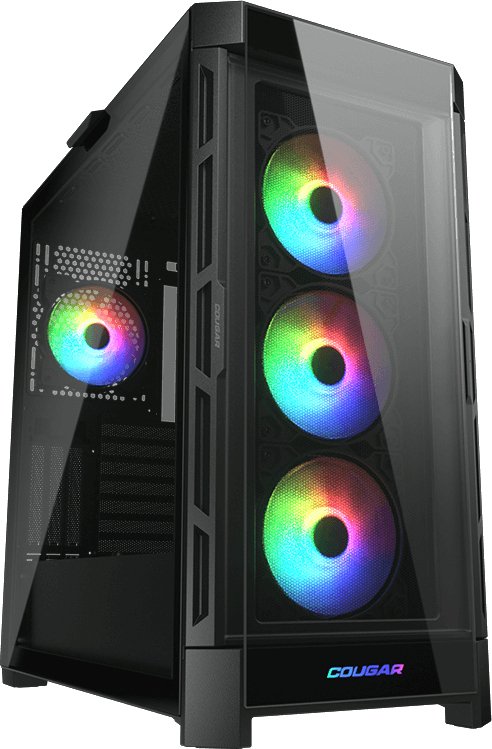 Cougar duoface pro mid tower pc behui 1628 - COUGAR Duoface Pro RGB Behuizing