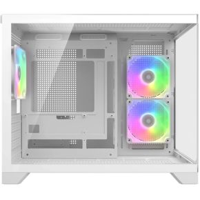 FV150 Mini RGB Mini-Tower Gaming Case Wit - afbeelding 4