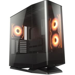 Cougar Gaming Fv270 Rgb Gebogen Gehard Glazen Midi-Tower Pc-Behuizing - Zwart