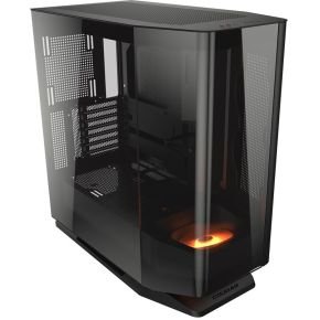 Cougar Gaming Fv270 Gebogen Gehard Glazen Midi Tower Pc Behuizing - Zwart