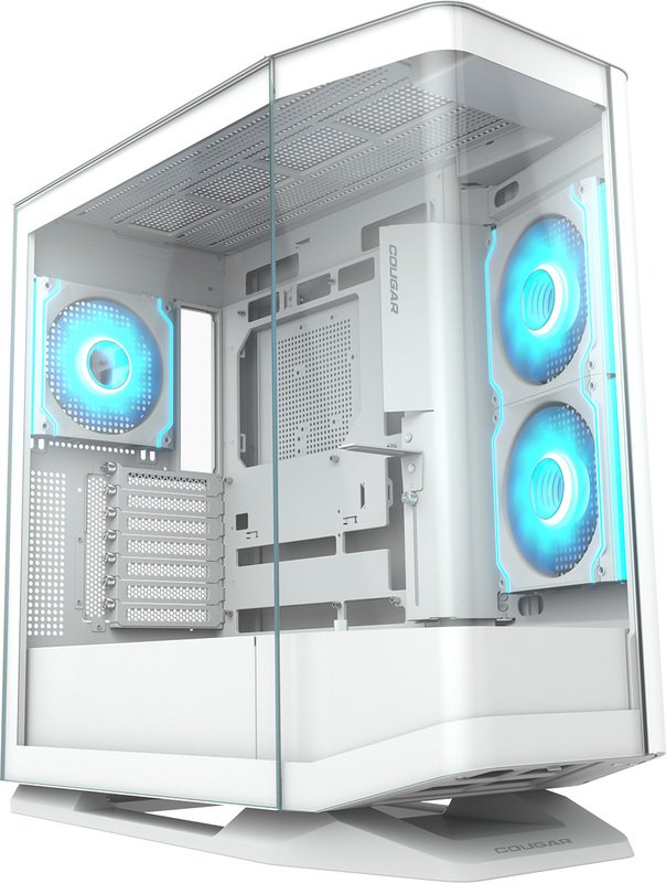 COUGAR Cougar Gaming Fv270 Rgb Gebogen Gehard Glazen Midi-Tower Pc-Behuizing - Wit