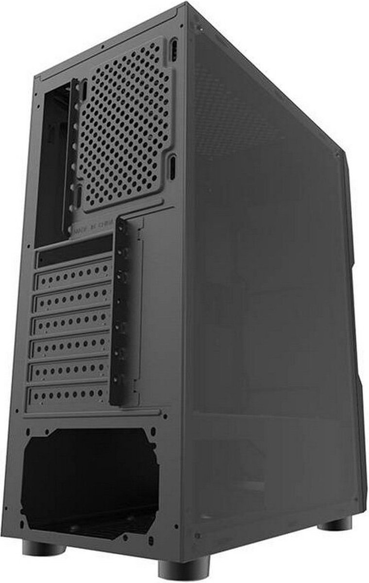 Aquarius Mesh Zwarte Mid Tower ATX Behuizing - afbeelding 2
