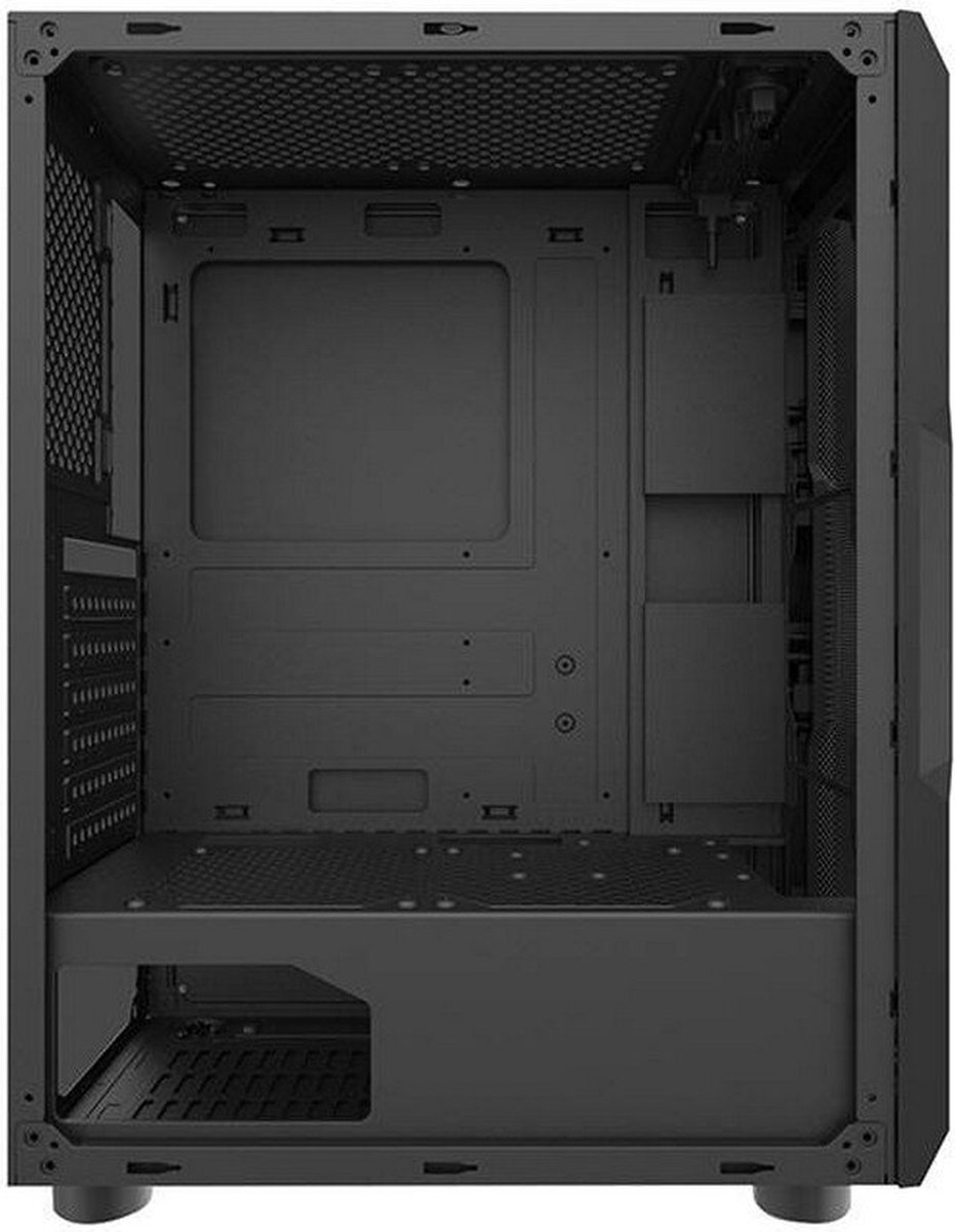 Aquarius Mesh Zwarte Mid Tower ATX Behuizing - afbeelding 4