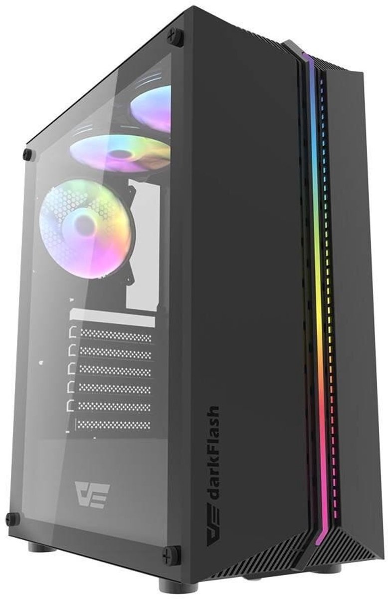 Darkflash Darkflash - Dk151 Black - Computerkast