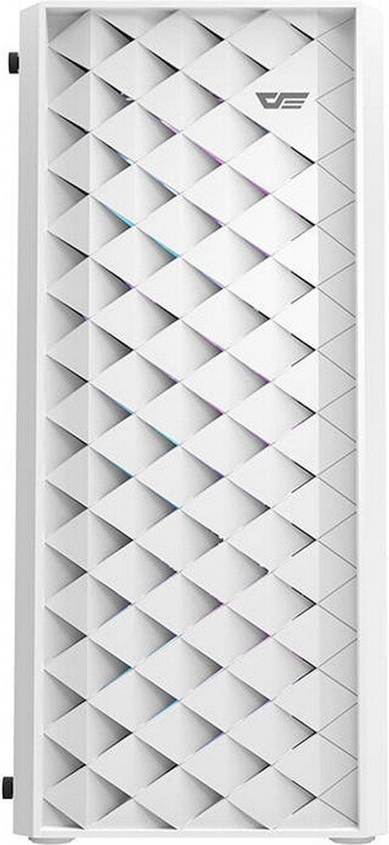 DK351 ATX Mid Tower PC Case White - afbeelding 3