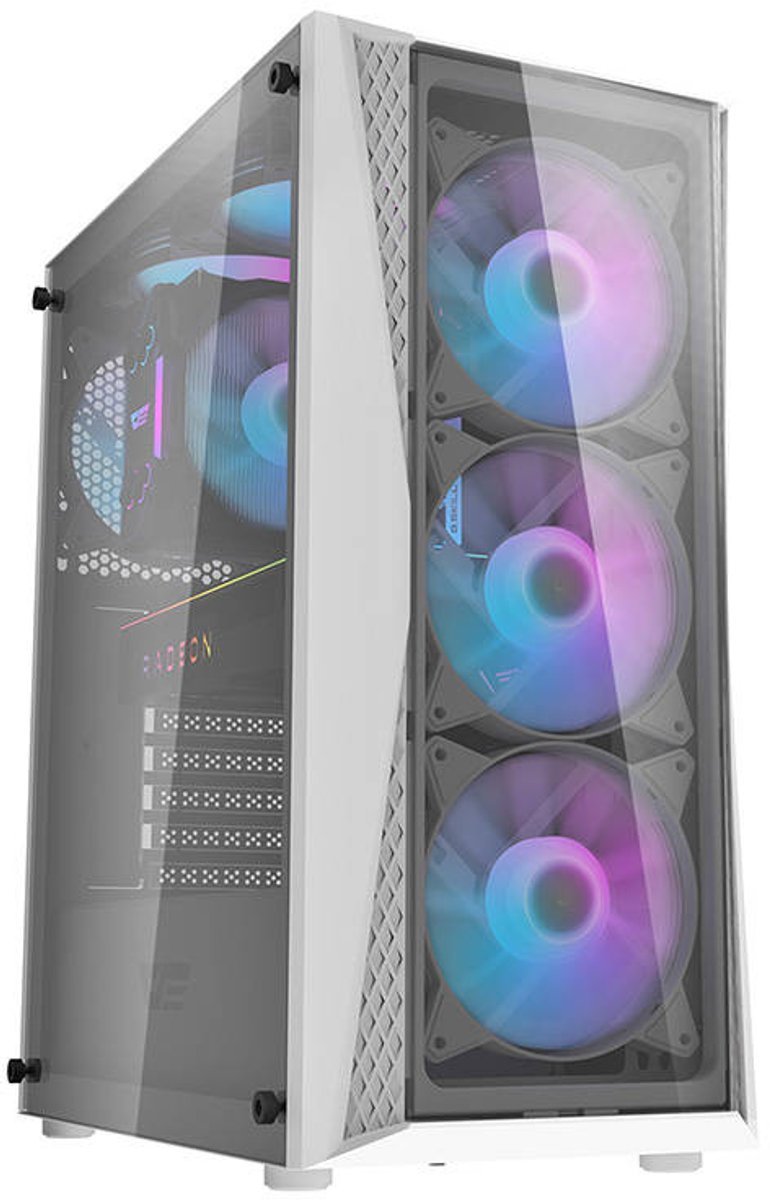 Darkflash Darkflash Dk352 Plus Computerbehuizing Voor Pc Met 4 Argb-Ventilatoren